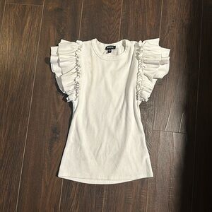 Cute Ruffle Sleeve Tee